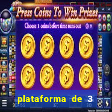 plataforma de 3 reais jogo